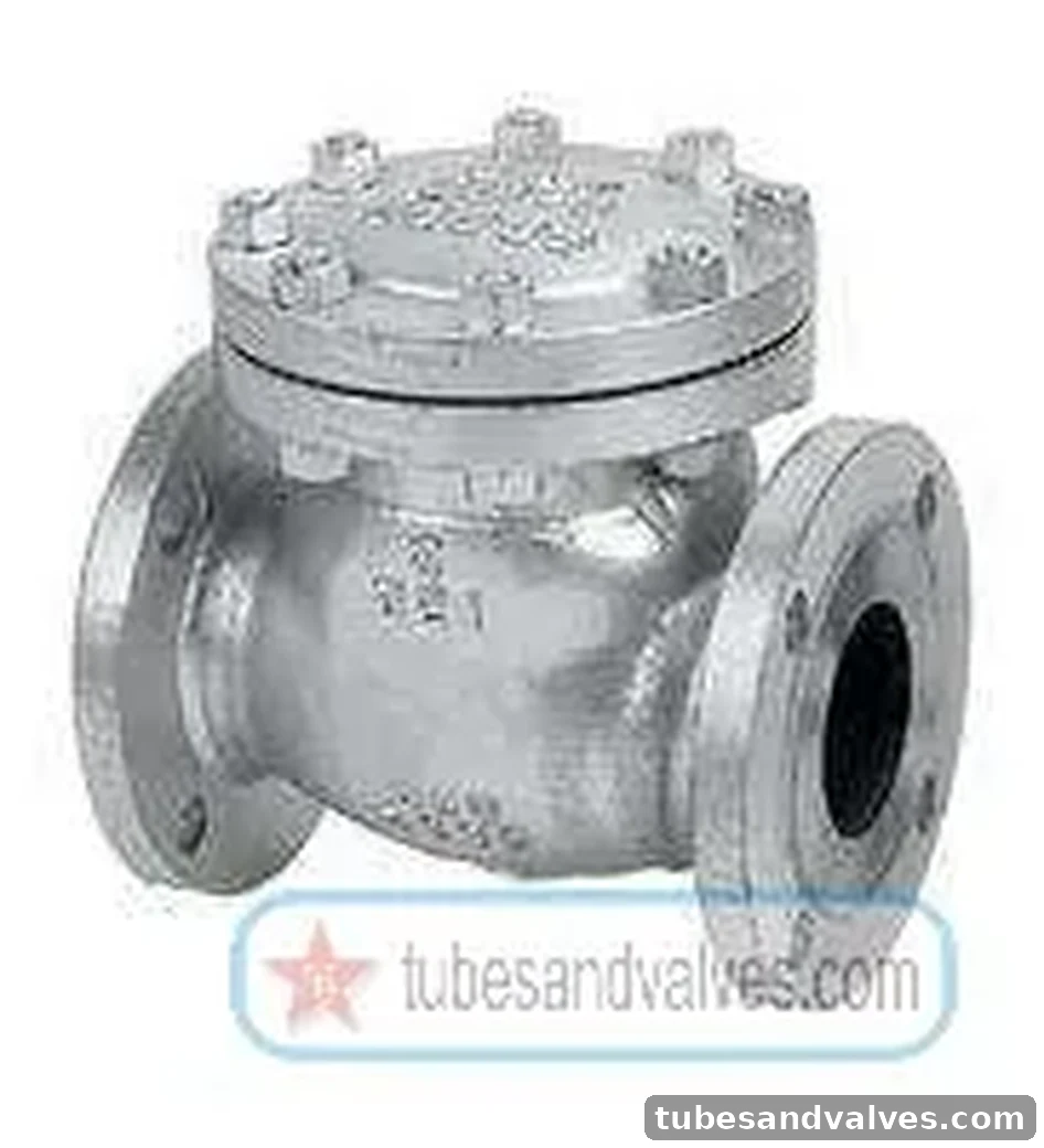 40mm (1 1/2") CAST STEEL SWING CHECK VALVE Flanged End TO Class 150 IBR FLOWJET