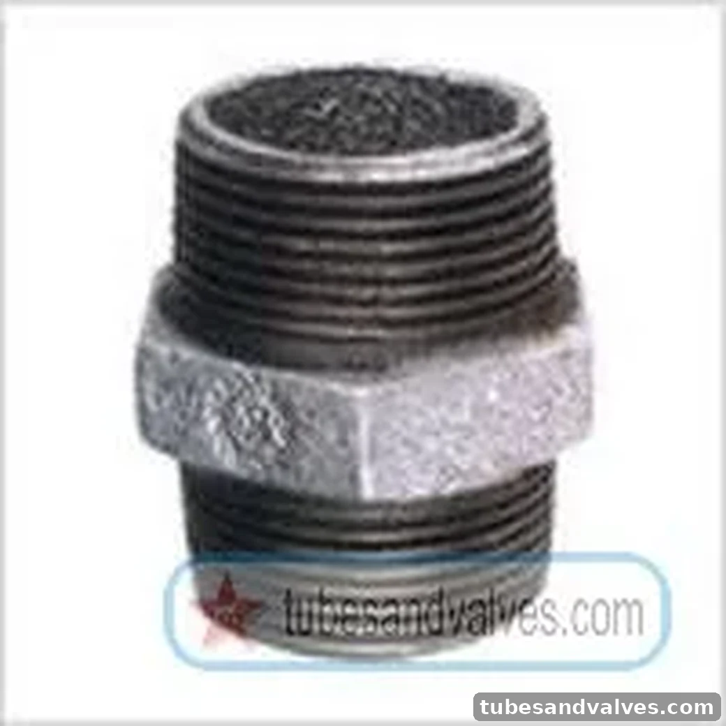 20mm (3/4") GI HEX NIPPLE ISI