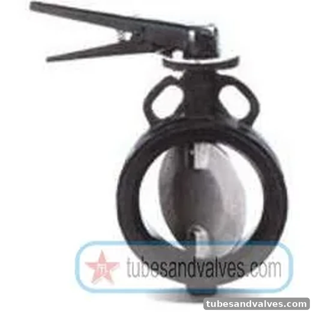40mm (1 1/2") CI - CAST IRON BUTTERFLY VALVE EPDM LINING SS