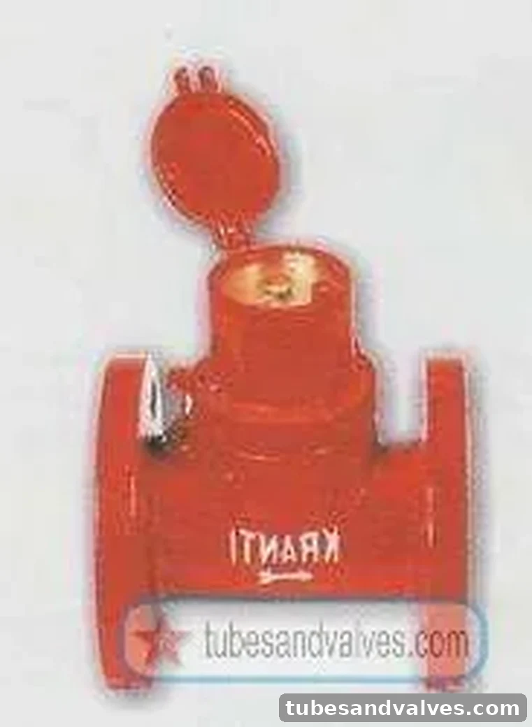 40mm (1 1/2") KRANTI WATER METER CAST IRON BODY WATER METER FOR HOT WATER / OIL Flanged End