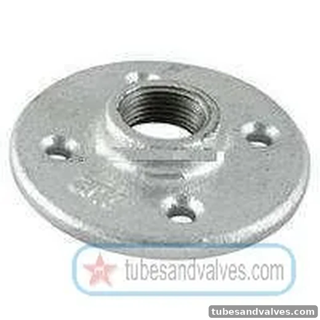 50mm (2") GI THREADED FLANGE TABLE D