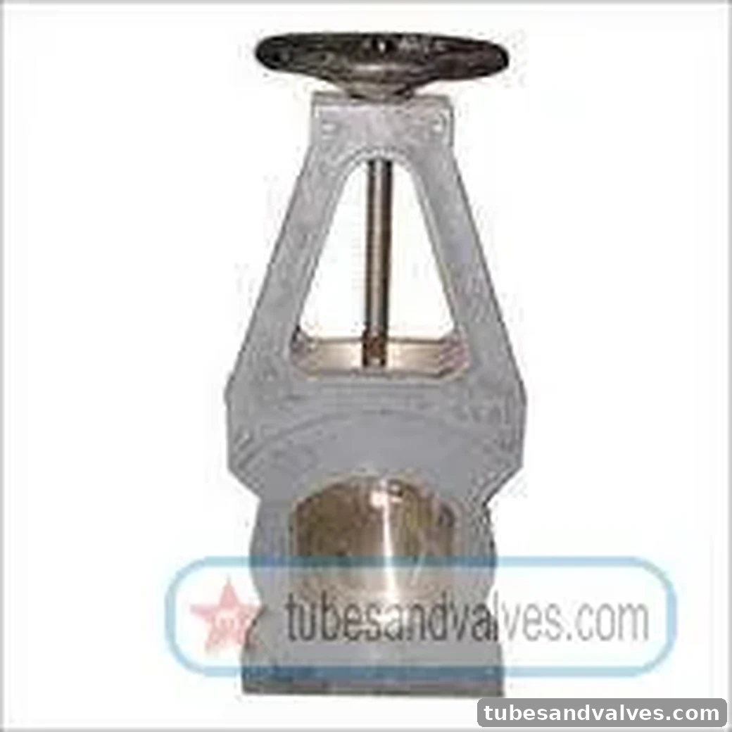 50mm (2") CI - CAST IRON PULP VALVE - KNIFE EGDE GATE VALVE BAJPAI