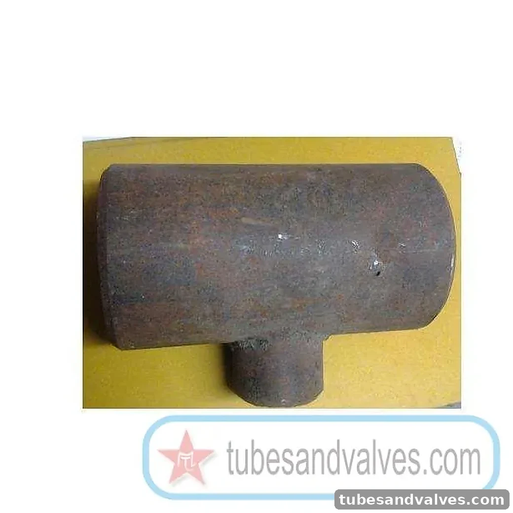 065 x 50mm (2") 65mm (2 1/2")"x2" MS Mild Steel REDUCING TEE ERW product image