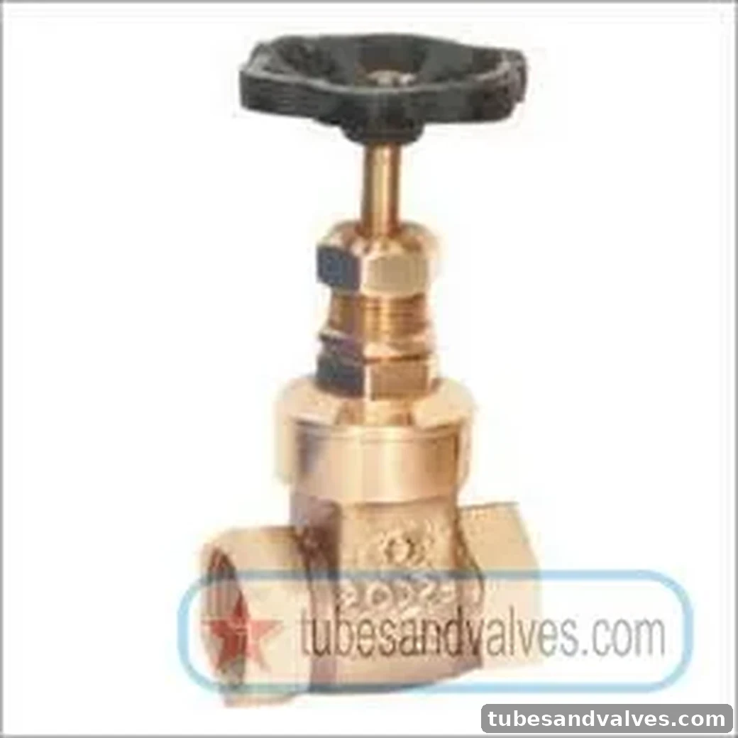 65mm (2 1/2") GUN METAL GATE VALVE Screwed End - THREADED END ISI R BRAND