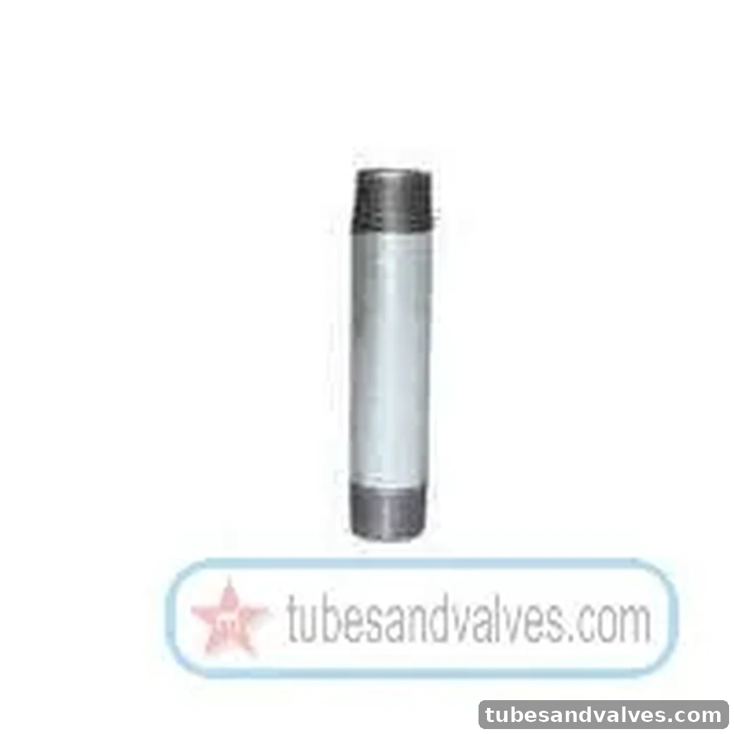 80mm (3") GI NIPPLE ERW A 225 mm LONG
