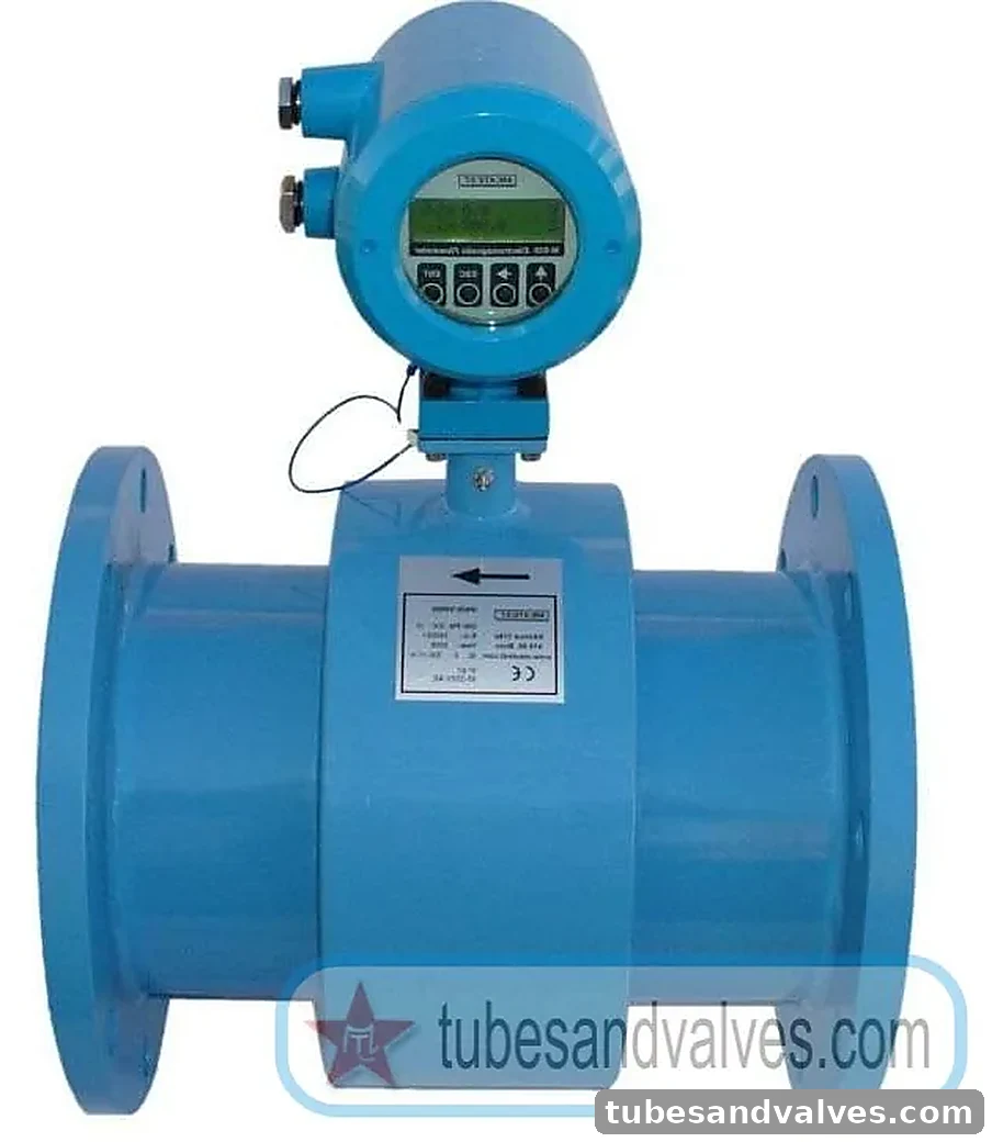 100mm (4") FULL BORE ELECTROMAGNETIC FLOW METER KUSHAL MAKE