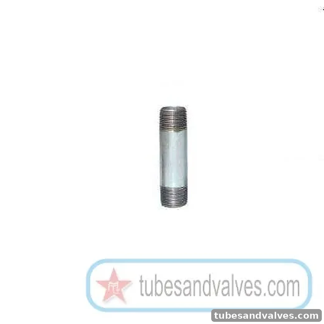 100mm (4") GI NIPPLE ERW A 300mm (12") LONG