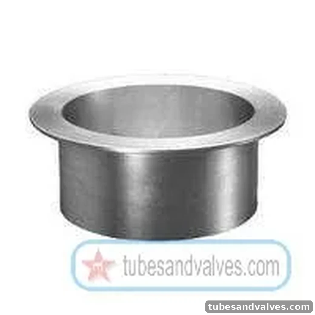 80mm (3") SS SHORT STUB END SCH 40 GR 304