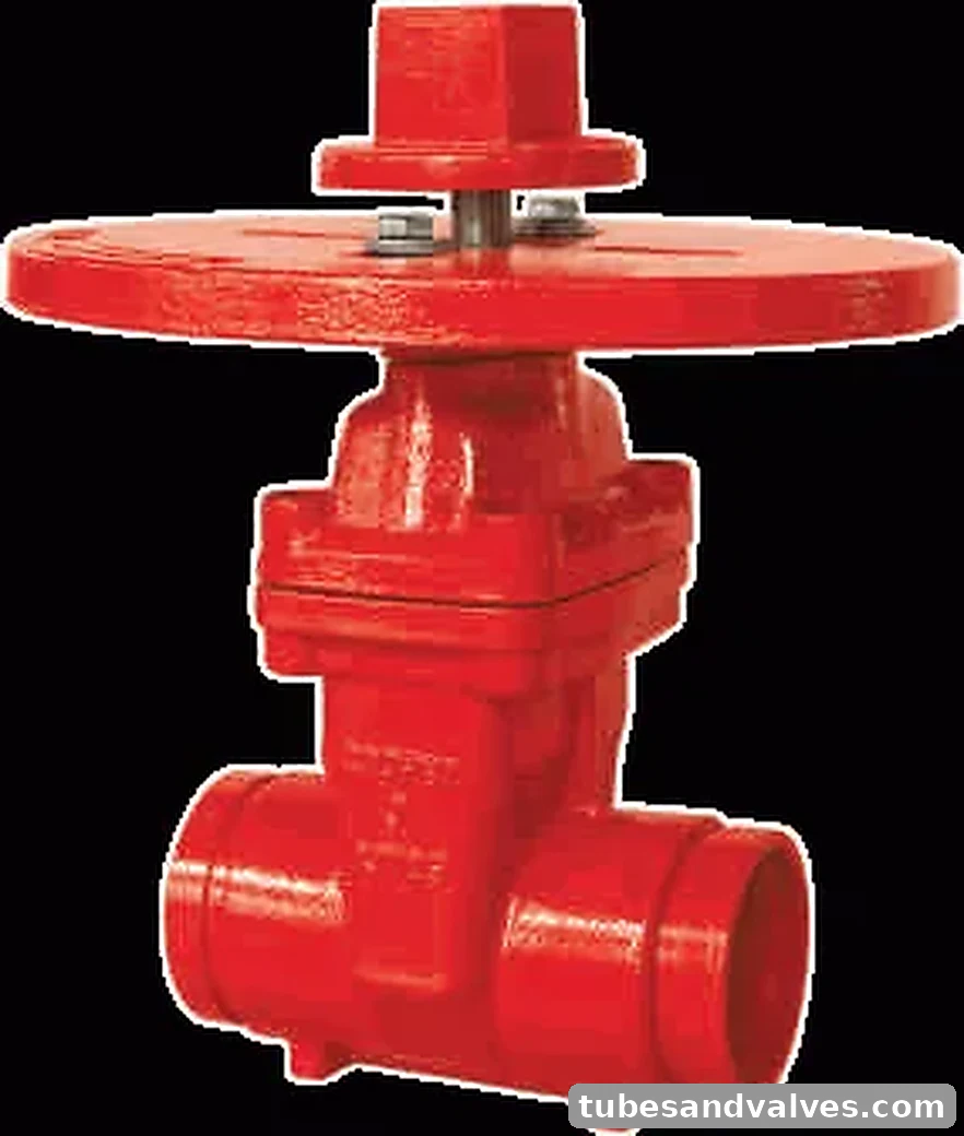 200 PSI NRS Type Grooved End GATE VALVE product image
