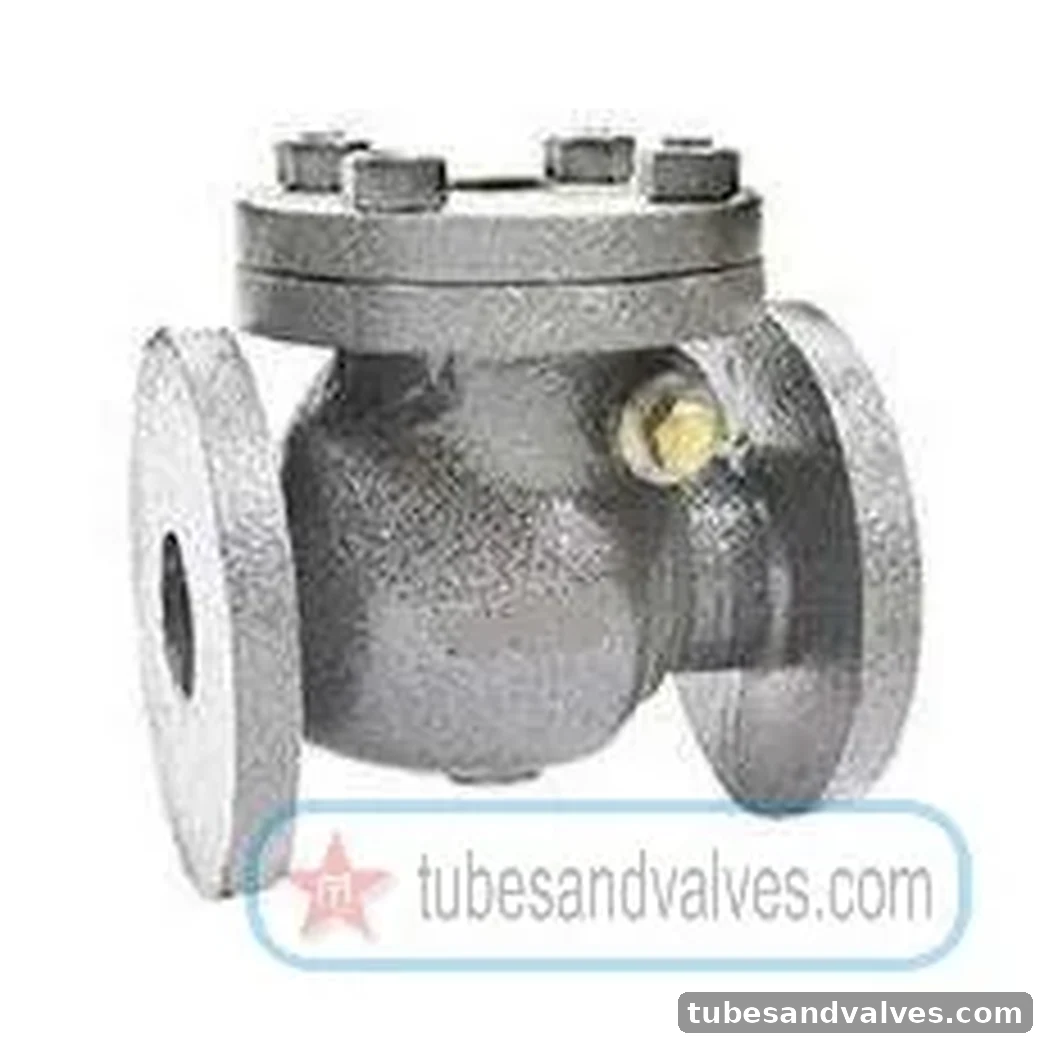 200mm (8") LEADER CHECK VALVE - CI SWING CHECK VALVE FLANGED - 200mm (8") - Class 125