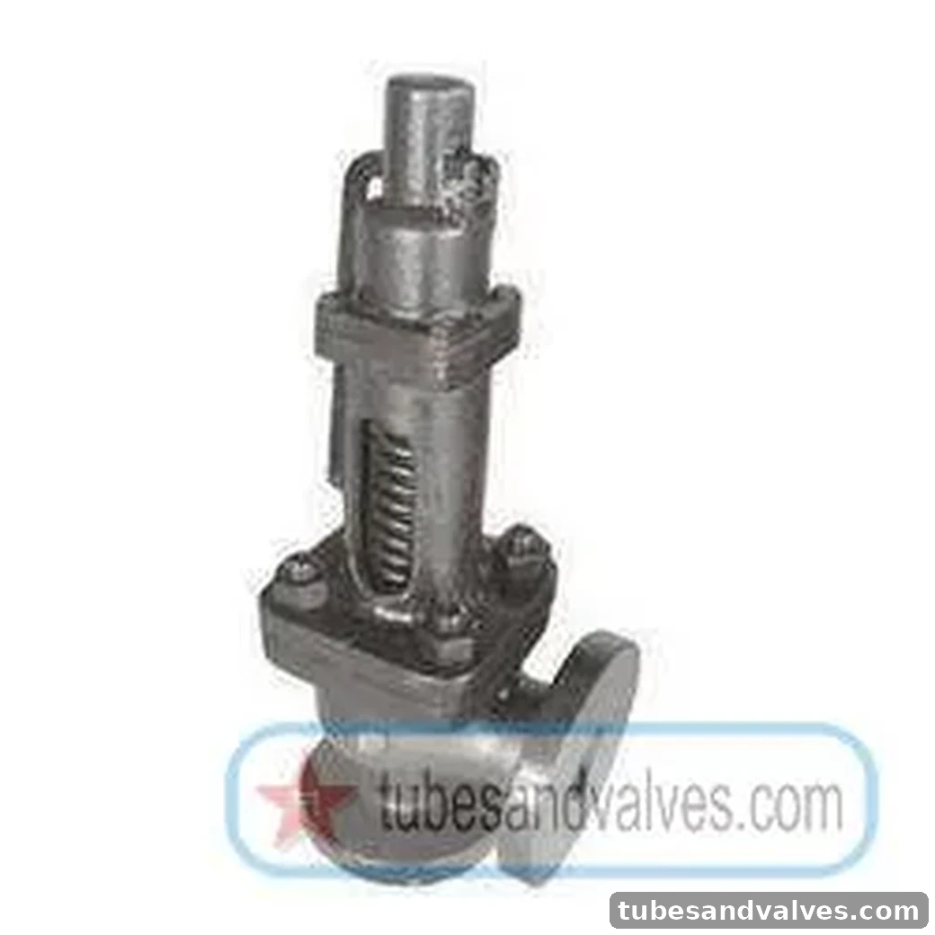 25mm (1") Cast Cast Steel ND - 40 straight Pattern spring Loaded Safety Valve Flanged