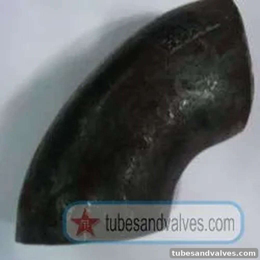 300mm (12") MS ELBOW - SHORT BEND ERW B CLASS - MEDIUM 4 mm
