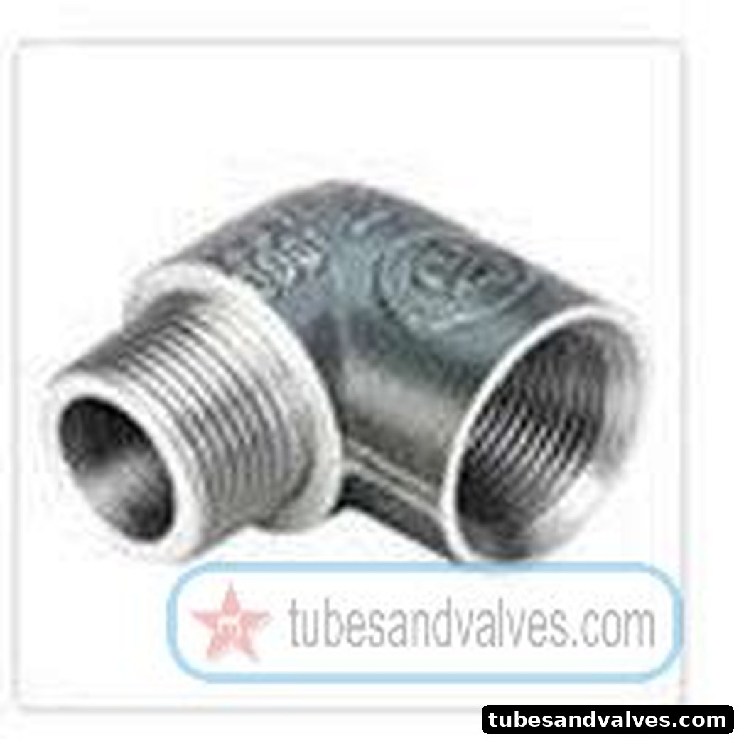 8mm or 1/4" NB FS-FORGED STEEL MALE/FEMALE ELBOW S/E-SCREWED END-THREADED END TO BSP 1000 LBS product image