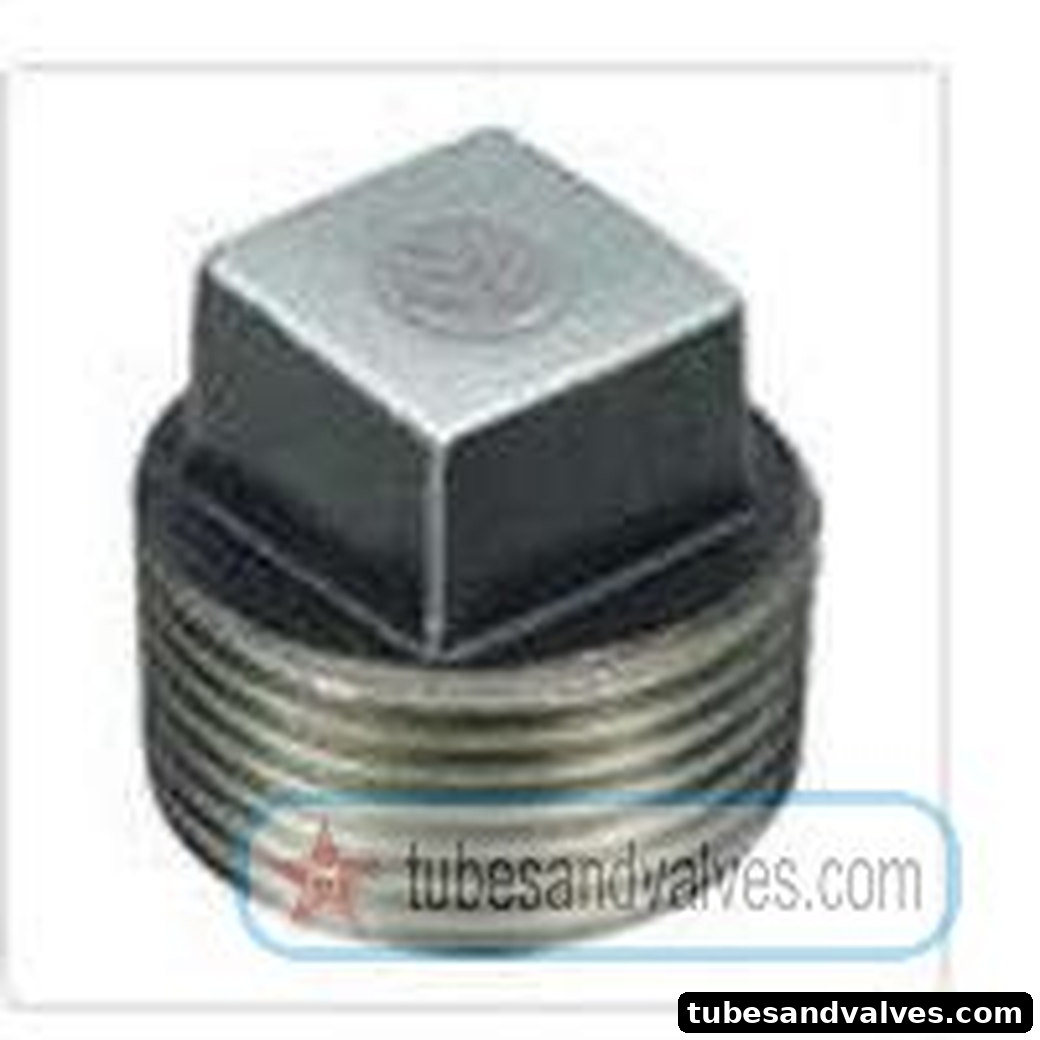 25mm or 1" NB FS-FORGED STEEL PLUG S/E-SCREWED END-THREADED END TO BSP 1000 LBS product image