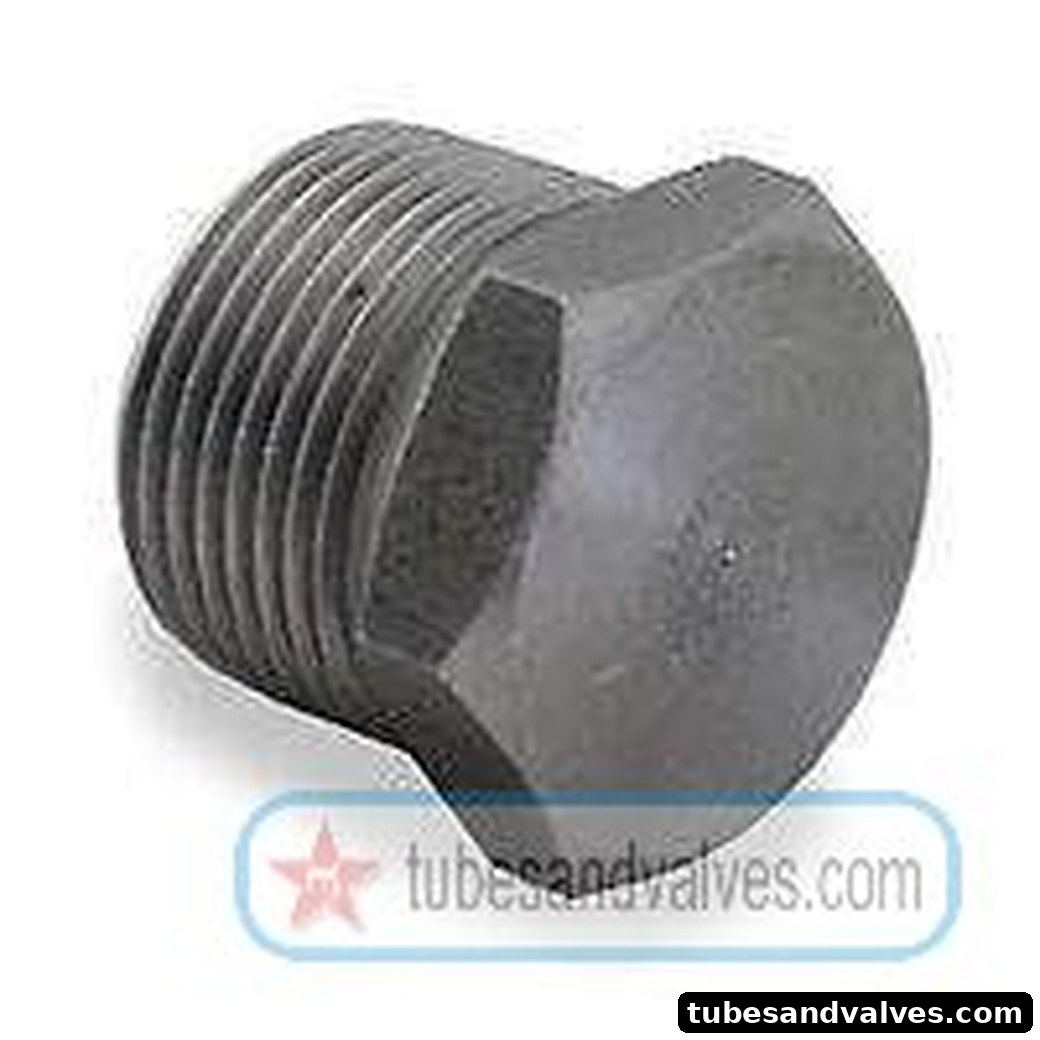 25mm or 1" NB FS-FORGED STEEL PLUG S/E-SCREWED END-THREADED END TO NPT 3000 LBS product image