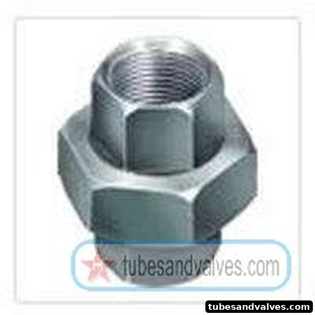 8mm or 1/4" NB FS-FORGED STEEL UNION S/E-SCREWED END-THREADED END TO BSP 1000 LBS product image