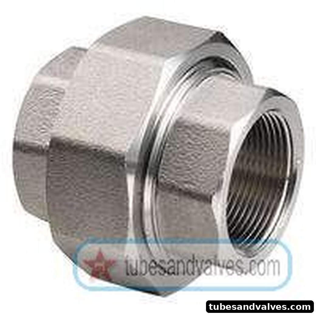 25mm or 1" NB SS-STAINLESS STEEL -CF8- IC-INVESTMENT CASTING UNION S/E-SCREWED END-THREADED END product image