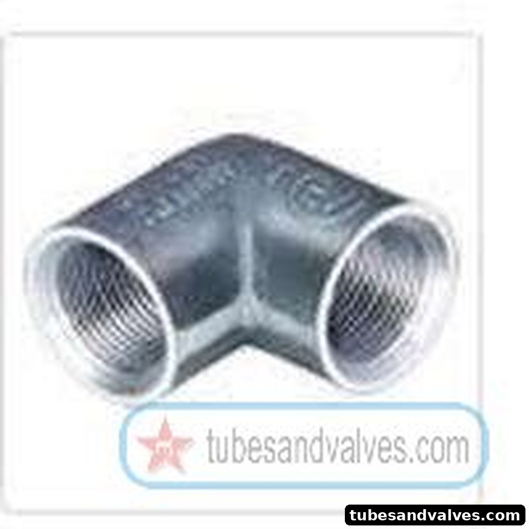 8mm or 1/4" NB FS-FORGED STEEL ELBOW S/E-SCREWED END-THREADED END TO BSP 1000 LBS product image
