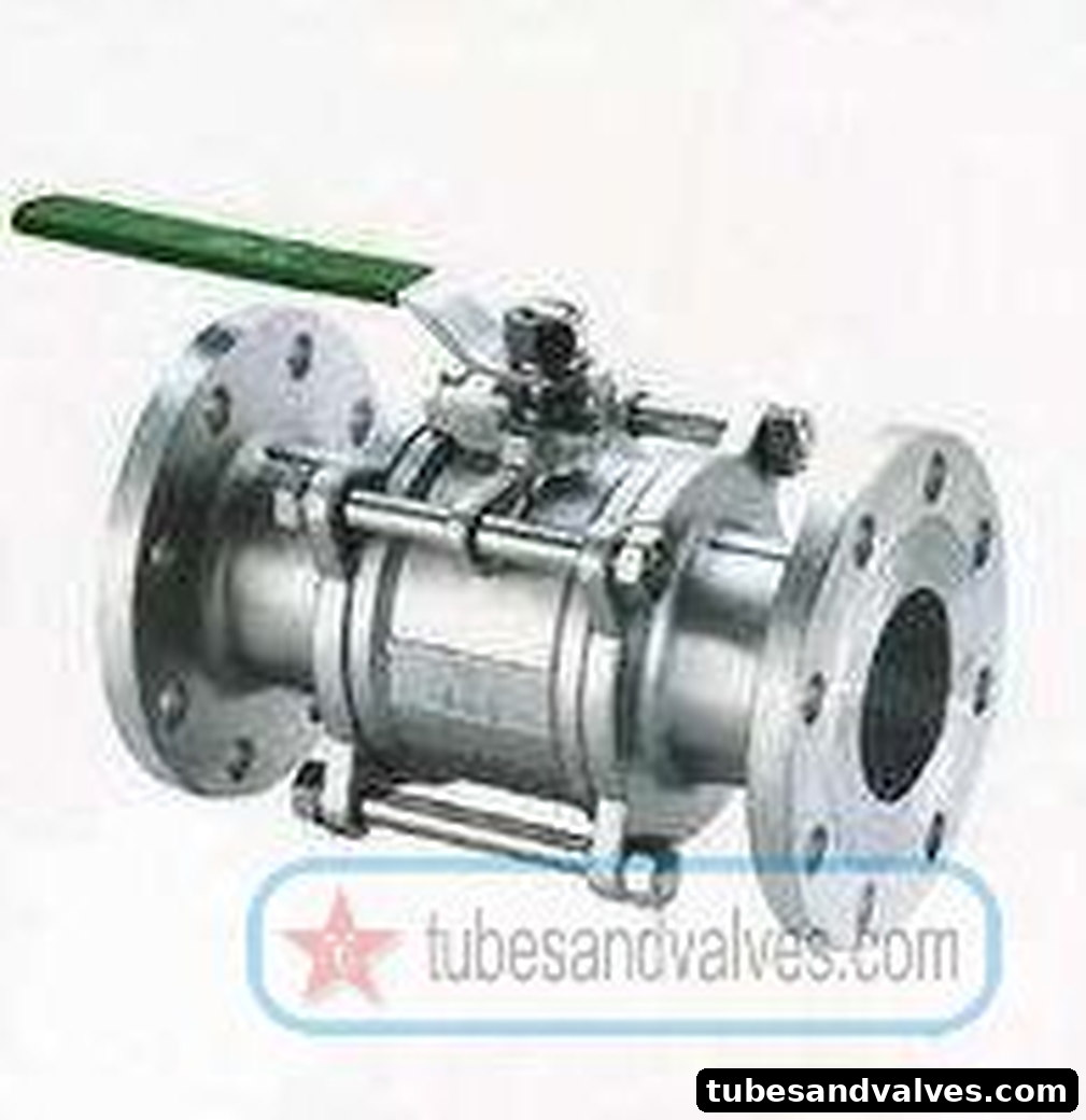 15mm or 1/2" NB CS BALL VALVES F/E-FLANGED END 3.PCS-DESIGN FLOWJET product image