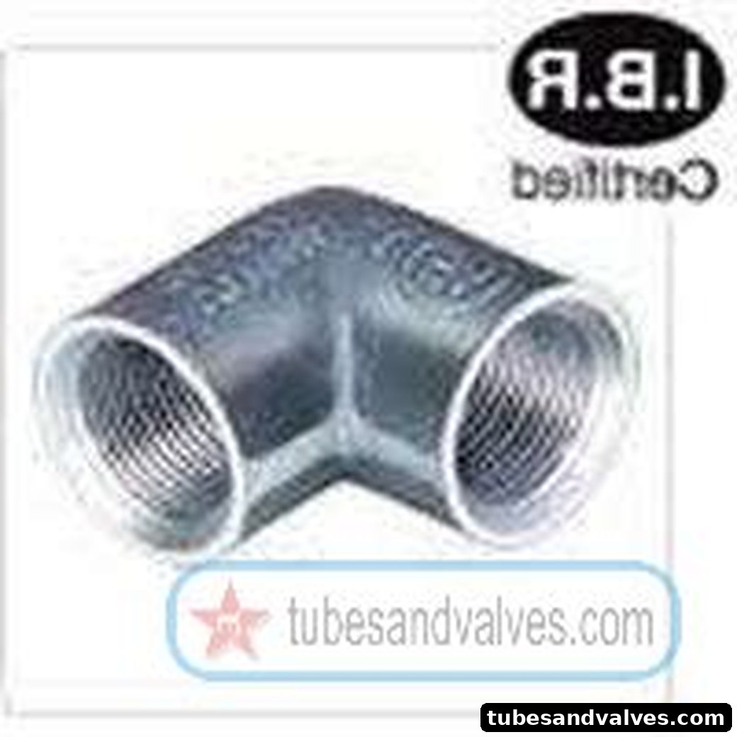 15mm (1/2") IBR FS - FORGED STEEL ELBOW Screwed End - THREADED END 1000 LBS product image