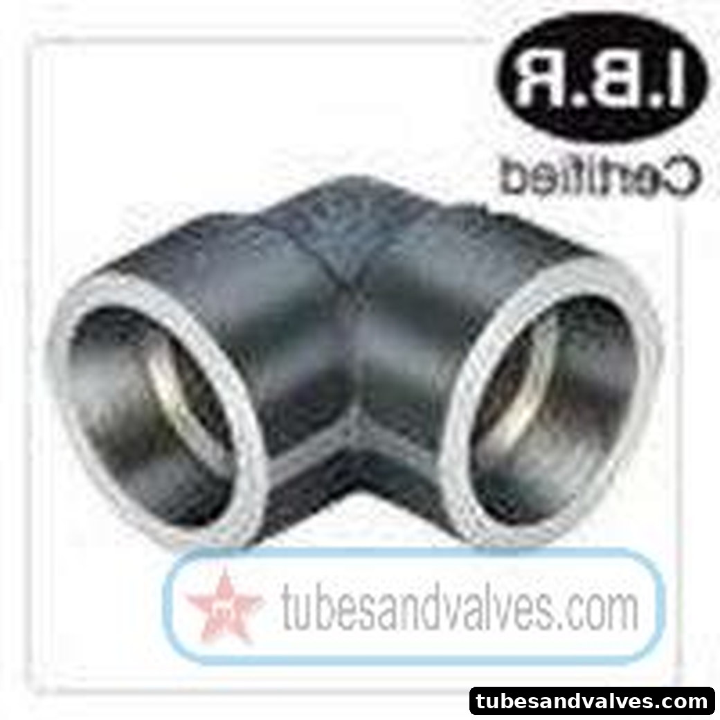 20mm (3/4") IBR FS - FORGED STEEL ELBOW Socket Weld Class 3000 product image