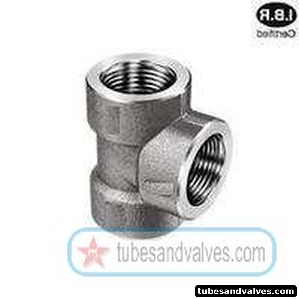25mm (1") IBR FS - FORGED STEEL TEE Socket Weld Class 3000 product image