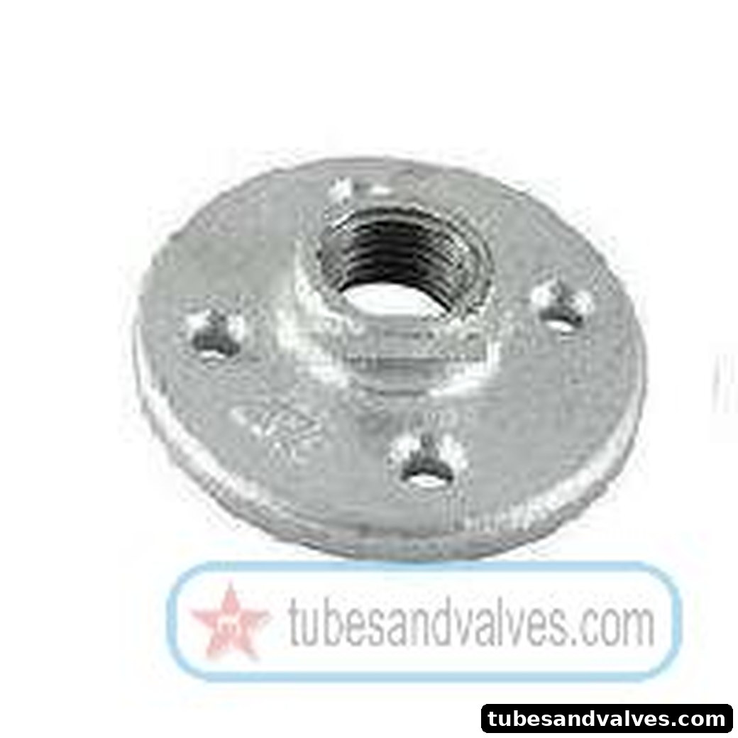 100mm (4") GI THREADED FLANGE TABLE E product image