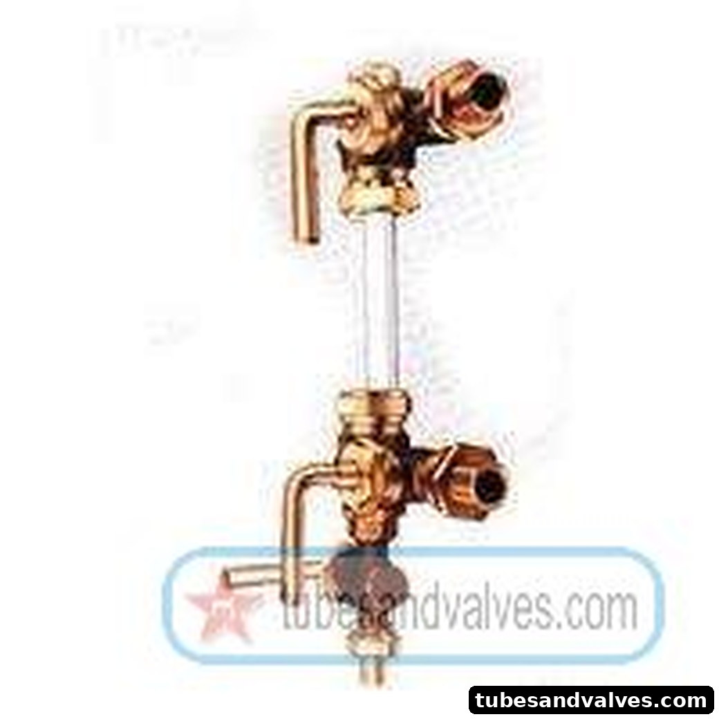 20mm or 3/4" NB ATAM GUN METAL GLAND PACKED GUAGE GLASS VALVE SET S/E-SCREWED END-THREADED END product image