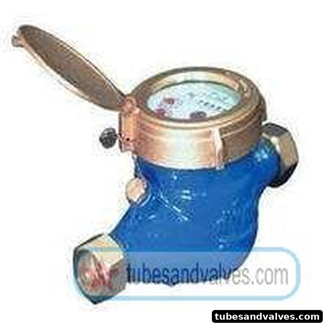 20mm (3/4") KRANTI WATER METER GUN METAL WATER METER Screwed product image