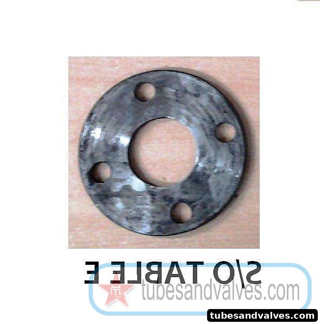 250mm or 10" NB MS FLANGE - MILD STEEL IS 2062 GR B FLANGE AS PER BS 10 TABLE E 16mm THK product image