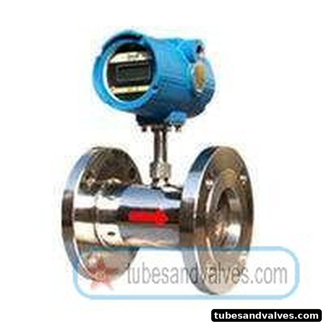 15mm (1/2") TURBINE FLOW METER SS BODY FLANGED END product image
