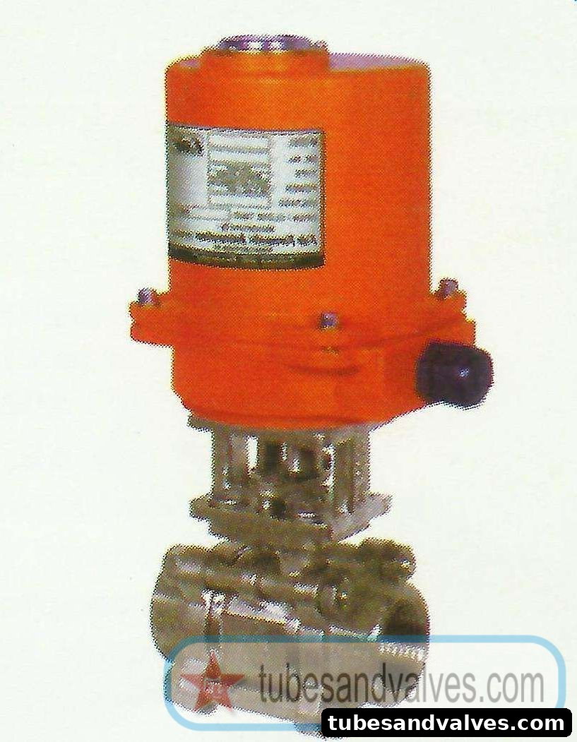 125mm (5") 3 - 4 WAY ELECTRICAL ACTUATOR BALL VALVE product image