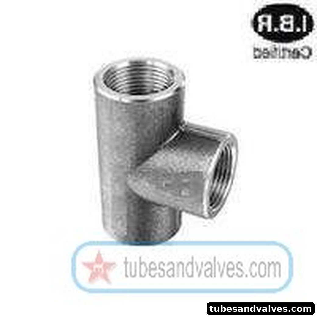 20mm (3/4") IBR FS - FORGED STEEL TEE Screwed End - THREADED END 1000 LBS product image