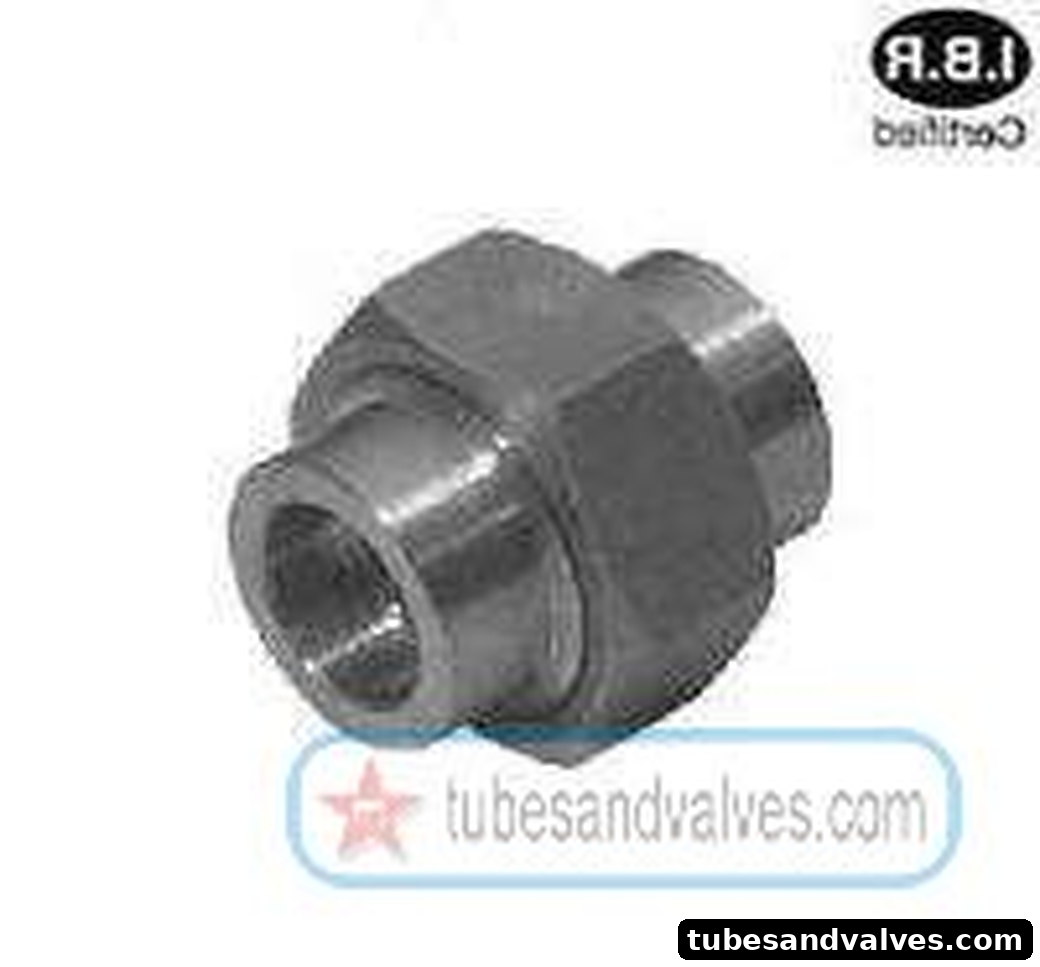 25mm (1") IBR FS - FORGED STEEL UNION Socket Weld Class 3000 product image
