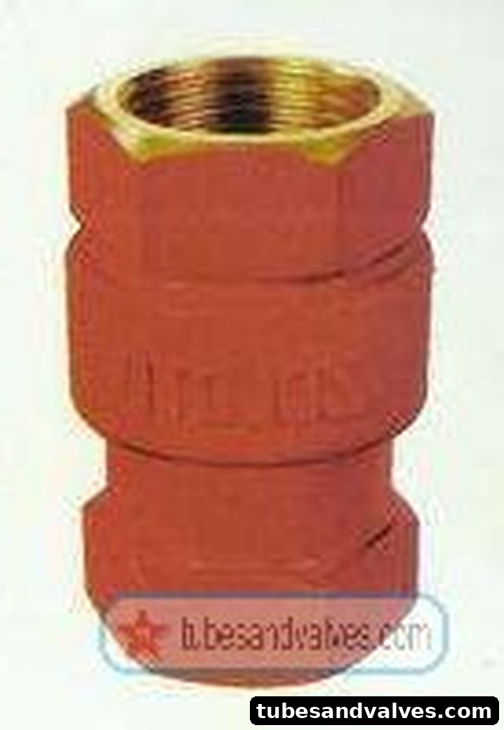 15mm (1/2") ZOLOTO BRONZE VERTICAL CHECK VALVE - SCREWED product image