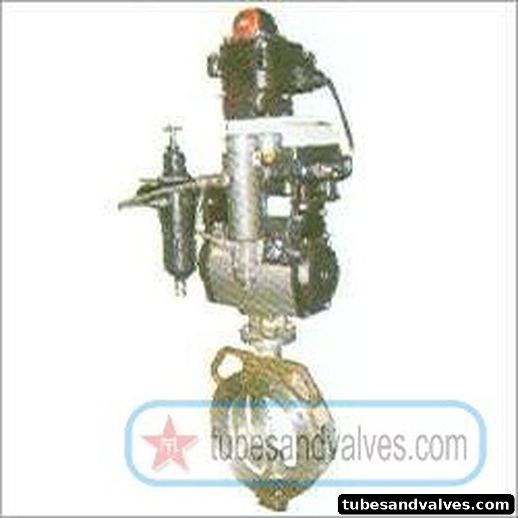 100 mm or 4" NB PNEUMATIC SPHERICAL DISC VALVE product image