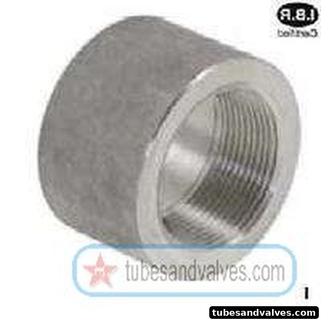 50mm or 2" NB IBR FS-FORGED STEEL COUPLING S/E-SCREWED END-THREADED END 1000 LBS product image