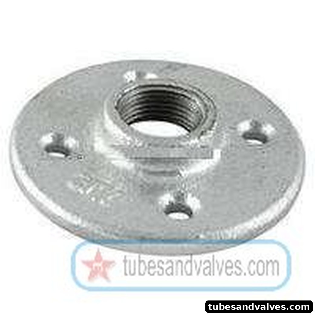 125mm (5") GI THREADED FLANGE TABLE D product image