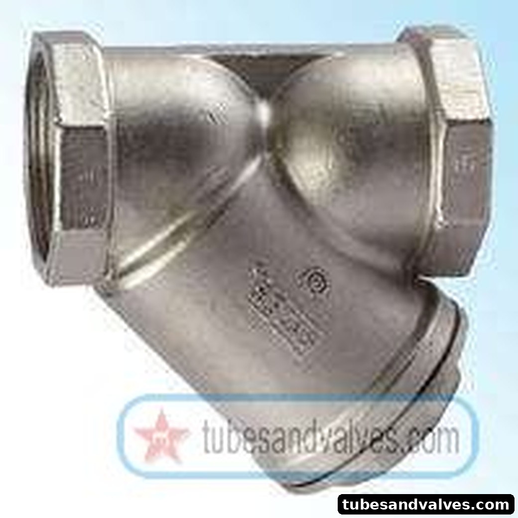 15mm or 1/2" NB SS-STAINLESS STEEL Y STAINER S/E-SCREWED END-THREADED END 304 PRIME MAKE product image
