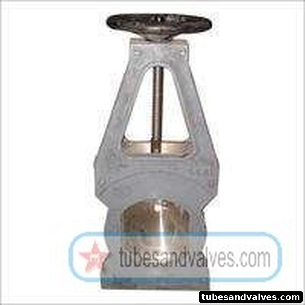 125mm (5") CI - CAST IRON PULP VALVE - KNIFE EGDE GATE VALVE BAJPAI product image