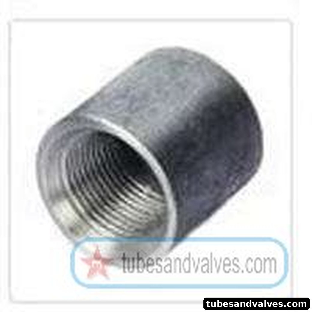 20mm or 3/4" NB FS-FORGED STEEL CAP S/E-SCREWED END-THREADED END TO BSP 1000 LBS product image