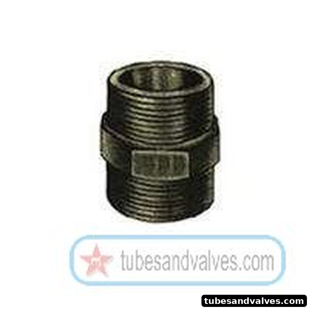 80mm (3") CAST STEEL HEX NIPPLE S/E TO BSP product image