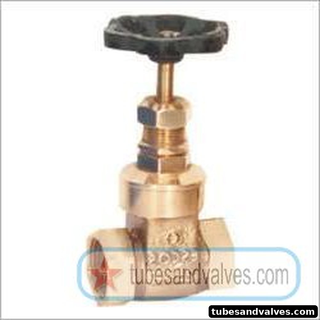 32mm (1 1/4") GUN METAL GATE VALVE Screwed End - THREADED END ISI R BRAND product image
