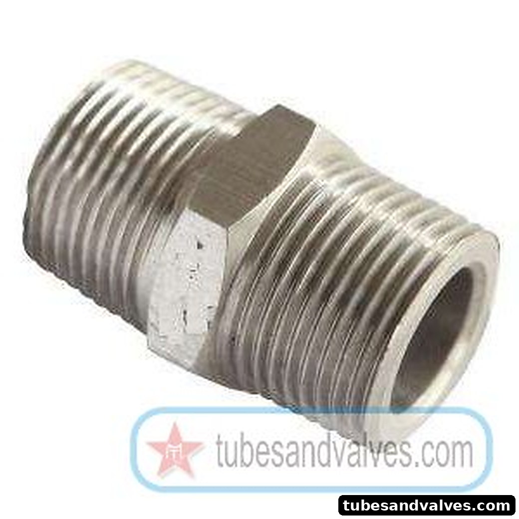 150mm (6") MS Mild Steel HEX NIPPLE S/E TO BSP product image