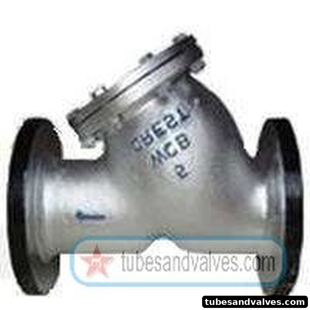 125mm or 5" NB CS-CAST STEEL Y STAINER F/E-FLANGED END TO #150 CREST product image