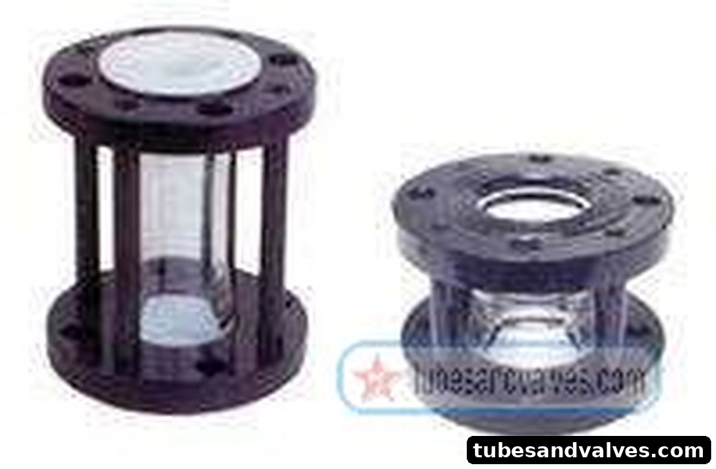 100mm (4") MS Mild Steel SIGHT FLOW INDICATOR Flanged End TO #150 FLOWJET 150mm (6") NB long product image