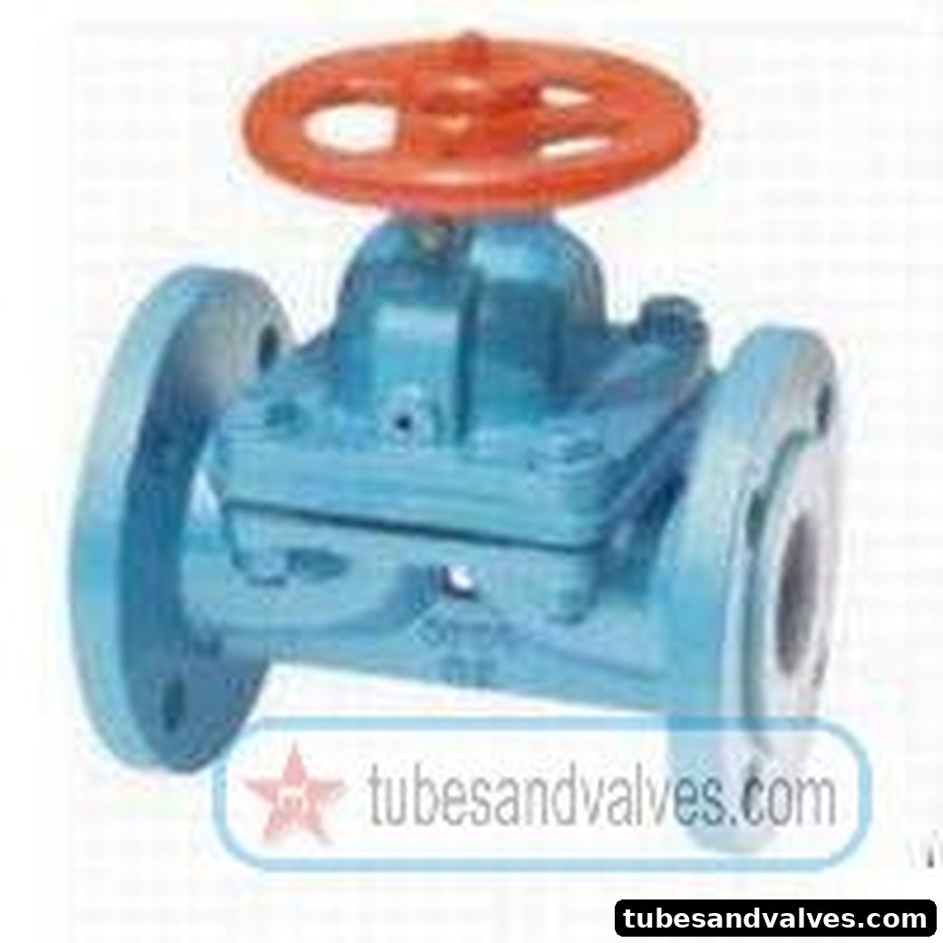 65mm or 2 1/2" NB CI-CAST IRON DIAPHRAGM VALVE F/E-FLANGED END UNLINED BSCO product image