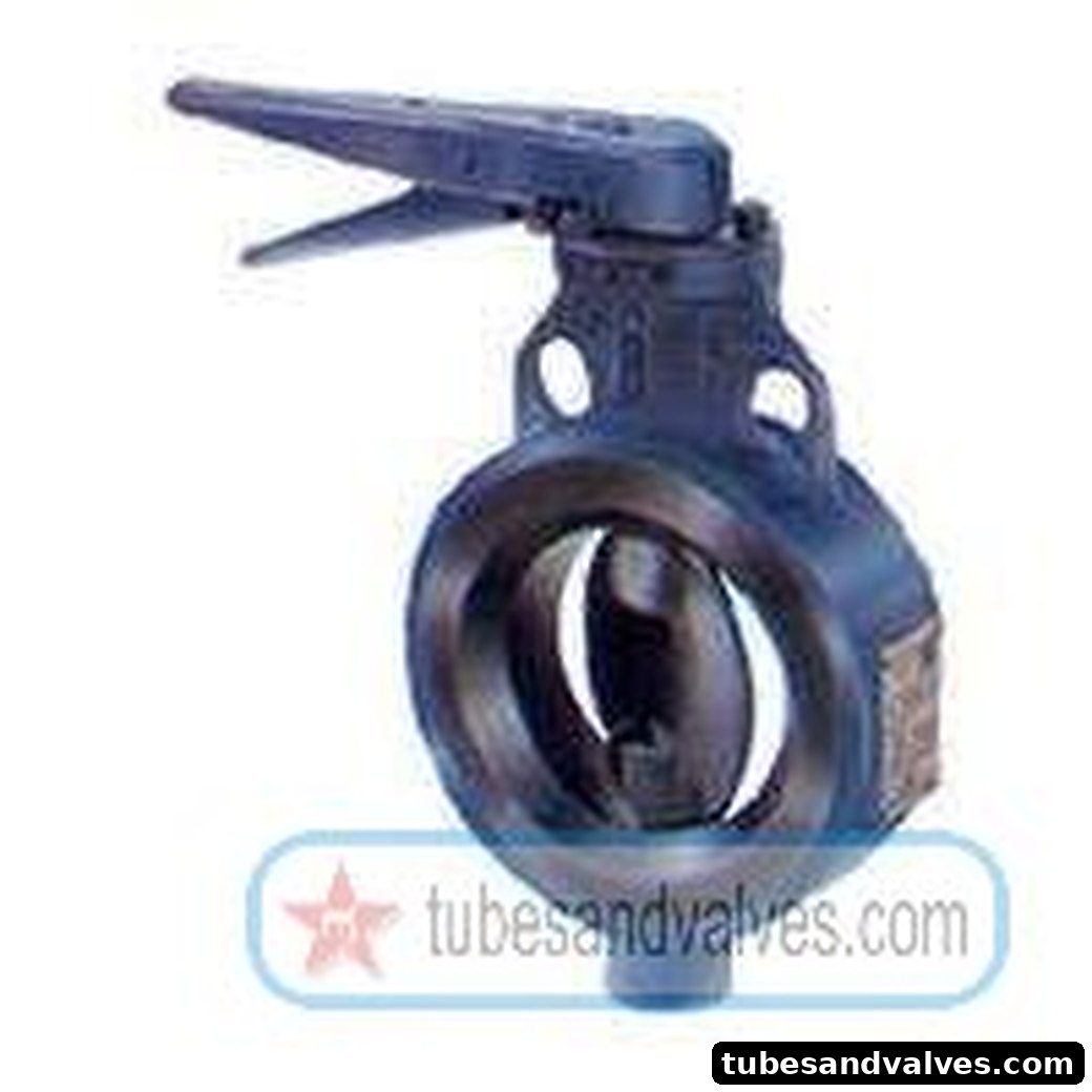 65mm or 2 1/2" NB NB AUDCO BUTTERFLY VALVE CAST IRON BODY CI DISC NITRILE LINING HAND LEVER OPERATED PN 10 AQUA SEAL product image