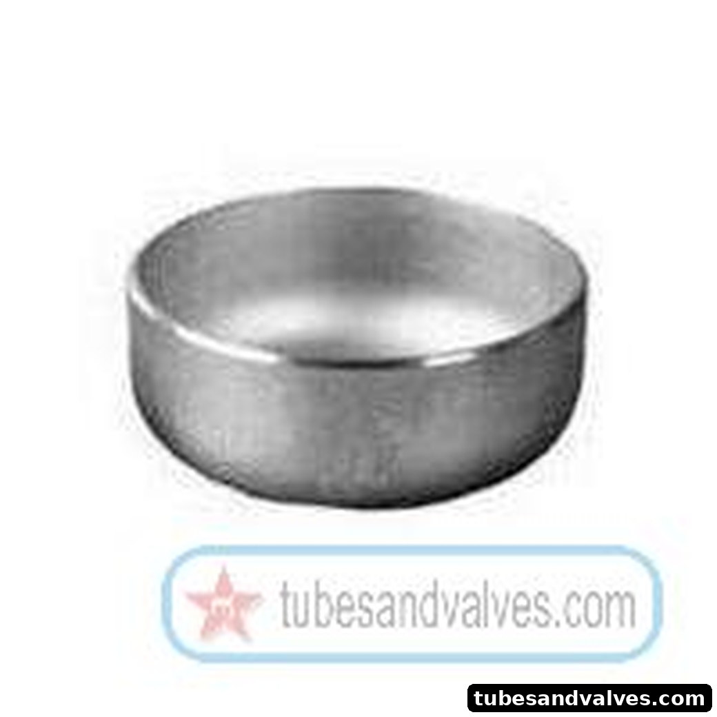 100mm or 4" NB SS PIPE CAP SCH 10 GR 304 product image