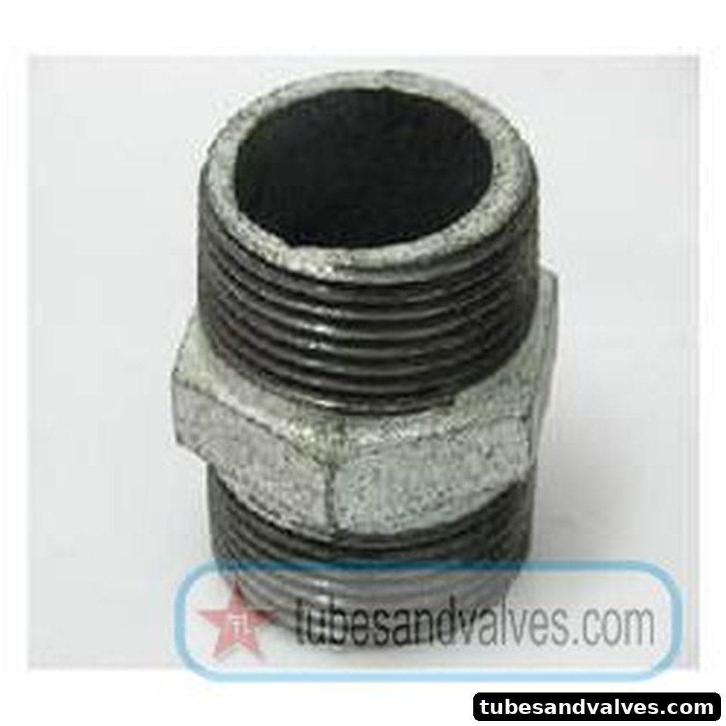 150mm (6") UNIK PIPE FITTINGS - GI - Hex Nipple product image